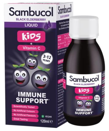 Kids Sambucus The Original Black Elderberry & Vitamin C (3-12 years) 120ml