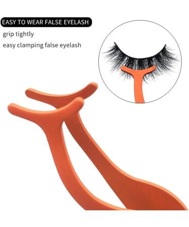 2pc Color Fluorescent Tweezers Steel with False Eyelash Assistant Multi-Function Eyelash Curler Delicate Small Tweezers (Color : 2pc-c7) - Buy Online on GoSupps.com