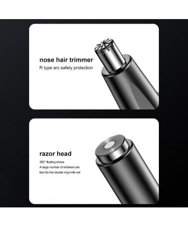 Face Nose Hair Clipper IPX5 Waterproof Multifunction Trimmer Shaving Safety Removal Trimming Bathroom Washroom Blue No 2 Blue No 2 - Buy Online on GoSupps.com