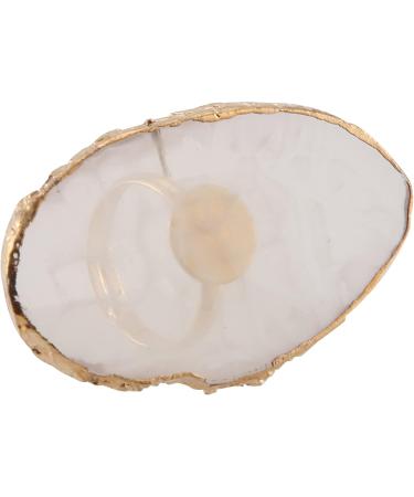 Myhoomowe 1 Pc Resin Stone Color Nail Art Ring Palette Finger Ring Plate Acrylic Polish Cream Foundation Mixing Nail Art Equipment - Buy Online on GoSupps.com