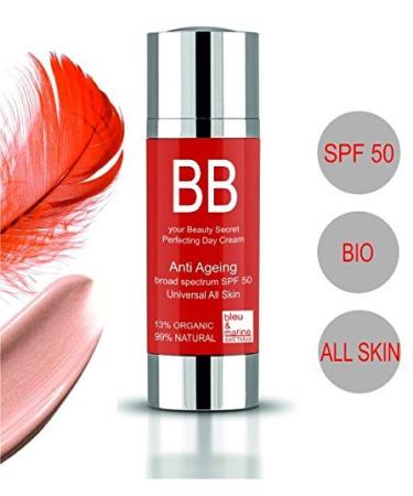 Bleu & Marine Bretania-All-in-One BB cream |LSF 50 sun protection |Anti-aging with Argan and Lycomega |Skin -perfectioned day care |Concealed pigment and painting stains 30 ml