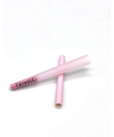 Trippie Day Pink 1 1/4 Size Pre Rolled Cones in a Wooden Box | 50 Pack | Vegan & Non GMO | Includes 10 Packing Sticks | (84 mm/3.3 inches) - Buy Online on GoSupps.com