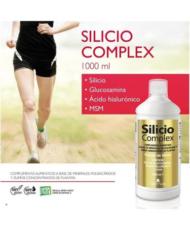 Natysal Silicio Complex Con Glucosamina - Nutricosmetics 1 Litro - Buy Online on GoSupps.com