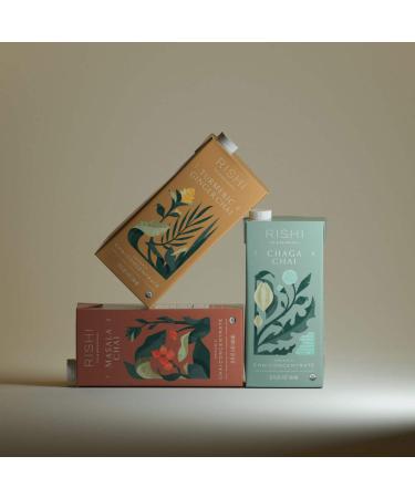 Rishi Tea Masala Chai Concentrate Beverage | USDA Certified Organic Fair Trade Black Tea | Immune Support, Antioxidants, Energy-Boosting | 32 oz Carton - Pack of 2 - Buy Online on GoSupps.com