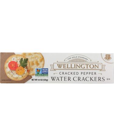 Wellington Cracker Water Cracked Pepper, 4.40 oz
