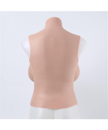 Realistic Silicone Breast Shapes for Mastectomy & Cosplay | Knobco High Collar Artificial Breasts - Brown Skin 2600g - Buy Online on GoSupps.com