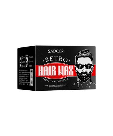 Hair Styling Wax for Retro Look - Long Lasting Hold Matte Finish 100g | International Shipping Available - Buy Online on GoSupps.com
