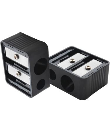 Eyeliner Sharpener Cosmetic Pencil Sharpener Double Holes Makeup Sharpener Dual Make Up Pencil Sharpener for Eyebrow Lip Liner Eyeliner - Buy Online on GoSupps.com
