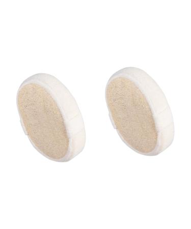 STOBAZA 2pcs Loofah Dish Sponge Exfoliating Face Sponge Luffa Sponge Natural Loofah Sponge Loofah Bath Sponge Bath Loofah Exfoliating Loofah Sponge Loofah Sponge Natural Oval Shower Wipe 1 Count (Pack of 1)