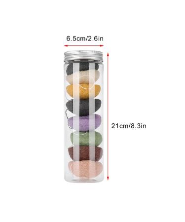 FILFEEL Facial Cleansing Sponge Set - 8PCS 100% Konjac Sponges for Gentle Face and Body Wash - Buy Online on GoSupps.com