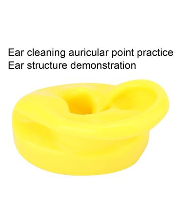Soft Silicone Fake Ear Model - Left Human Ear Display Teaching Aid (Yellow) #713 | International Shipping Available - Buy Online on GoSupps.com