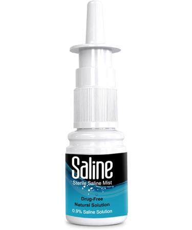 Saline Nasal Spray - 100% Pure Isotonic Solution | Drug-Free Preservative-Free | Moisturizes & Relieves Sinus Congestion | Safe for All Ages | 30ml Portable Bottle for Travel & Daily Use - Buy Online on GoSupps.com