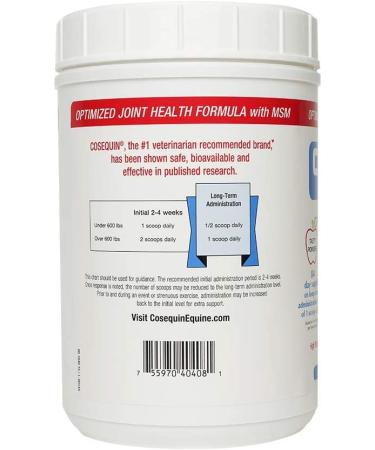 Nutramax Cosequin Optimized MSM Joint Health Supplement for Horses - Glucosamine & Chondroitin Powder, 1400g - Buy Online on GoSupps.com