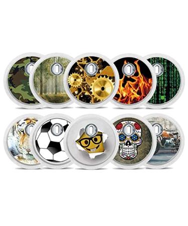 FreeStyle Libre 3 Sensor Sticker - Set of 10 "Lifestyle" - Stickers for sensors | Diasticker
