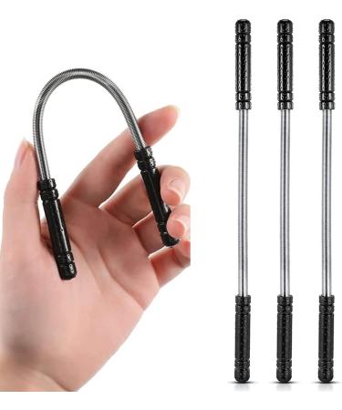 Zhouocea 6Pcs Spring Facial Hair Removers Spring Eyebrow Face Epilators Eyebrow Threading Tools Threading Hair Removals for Women (Black and Pink) - Buy Online on GoSupps.com