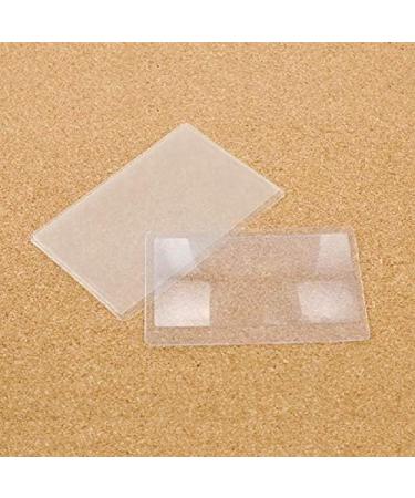 Magnifying 1PC Mini Credit Card Size Magnifier Reading Magnifying Glasses Lens Pocket Magnifiers Portable Transparent Magnifying Glass Good Times - Buy Online on GoSupps.com