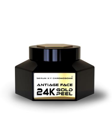 Antiage Face 24K Gold Peel 100ML Face Mask for Anti-Aging Wrinkle Reduction Brightening Collagen Boost Hydration Acne Treatment All-Natural Ingredients Cruelty-Free Made in USA