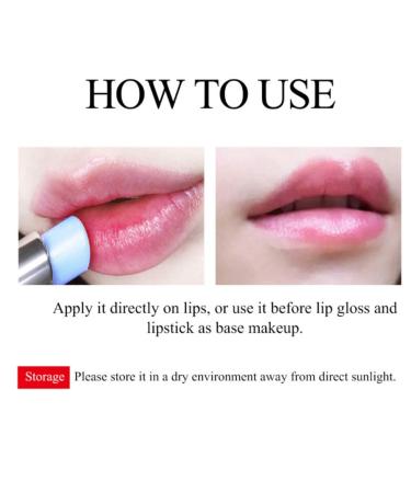 1.8g Color Changing Hyaluronic Lip Balm | Moisturizing Anti-Cracking Lipstick for Fading Lip Lines - Shop Internationally - Buy Online on GoSupps.com
