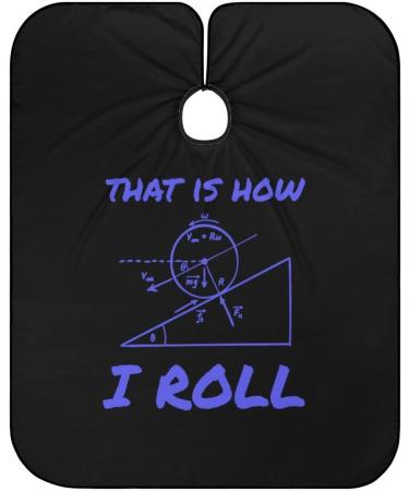 Adjustable Snap Barber Cape - 'This is How I Roll' Hair Cutting Apron for Adults | International Shipping Available - Buy Online on GoSupps.com
