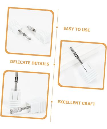 minkissy nail metal bits nail drill bits manicure supplies nail sanding drill bits cuticle drill bits for nails nail grinding bits nail bits Stainless steel Manicure tools portable - Buy Online on GoSupps.com