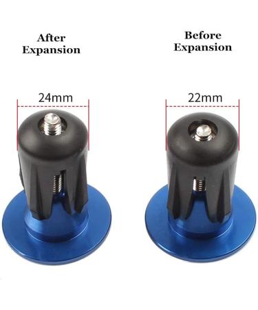 Aluminum Bike Handlebar End Plugs - Locking Bar Caps for Road & Mountain Bikes - Black - Buy Online on GoSupps.com