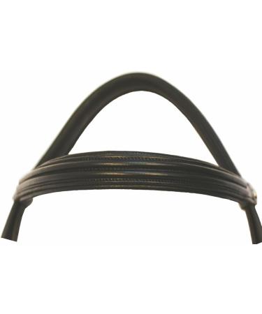 Henri de Rivel Black Padded Raised Dressage Bridle with Crank Noseband for Horse - Buy Online on GoSupps.com