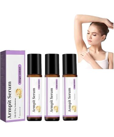 2024 New Whitening Underarm Armpit Serum Armpit Serum Roll On Armpit Serum Whitening Underarm Deodorant Armpit Serum For Armpit Elbows Knees Private Areas 10ML (3pcs)