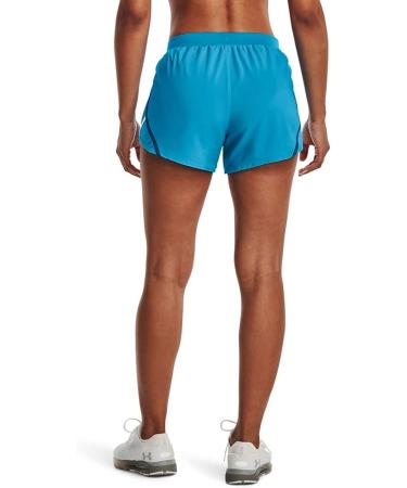 Under Armour Women's Fly By 2.0 Running Shorts - Capri/Petrol Blue/Reflective - Size Small - Buy Online on GoSupps.com