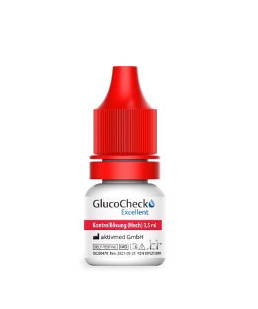 GlucoCheck Excellent Control Solution High - 4 ml | Accurate Blood Sugar Testing - International Shipping Available - Buy Online on GoSupps.com