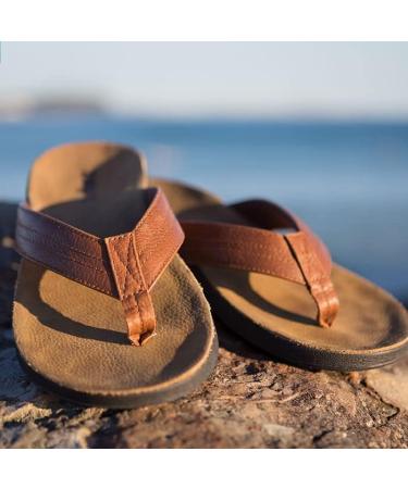 Zullaz Byron Men's Orthotic Flip Flops - Stylish & Comfortable Sandals with Arch Support - Buy Online on GoSupps.com