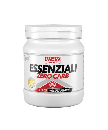 WHY SPORT WHY SPORT ESSENTIALS ZERO CARB - Essential Amino Acids with Vitamin B6 and Glutamine - Raspberry Flavor - 240g