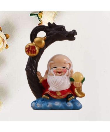 1pc Cake Toppers Cake Decorations Longevity Doll Decor Birthday Cake Decor Cake Embellishment Birthday Peach Tree Stump - Buy Online on GoSupps.com