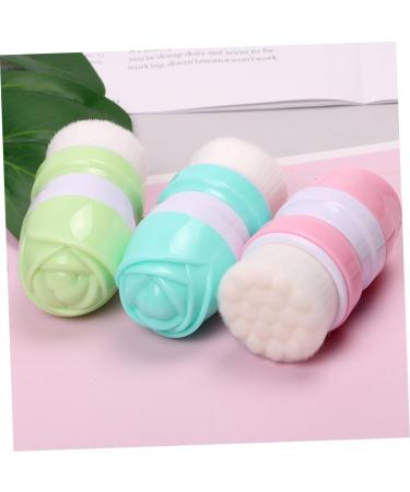 1pc Face Brush for Deep Cleansing - Manual Facial Massage & Scrub Brush with Loofah Rack - Perfect for All Skin Types - Buy Online on GoSupps.com