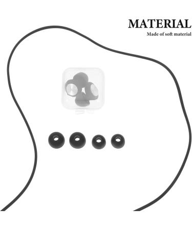 Silicone Ear Plugs for Noise Reduction - Sleep Study Travel & Concerts | Black Hearing Protection Earplugs with Cord - Buy Online on GoSupps.com