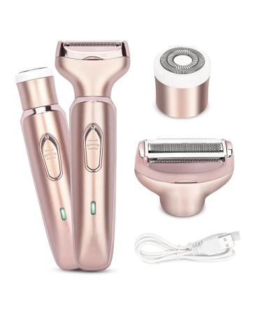 Allayu Electric Lady Shaver Women Facial Trimmer Wet Dry Manual Razor with Replaceable Head Personal Device