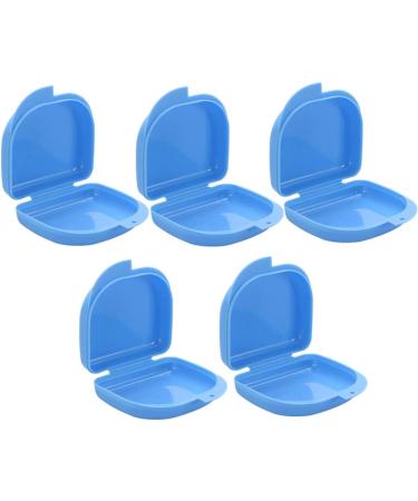 Clispeed 5-Piece Prosthesis Storage Box with Sieve - Dental Retainer & Mouth Guard Protector for International Shipping - Buy Online on GoSupps.com