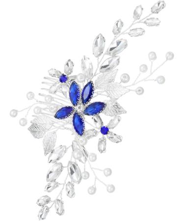 FRCOLOR Set of 3 Bridal Hair Jewellery Flower Hair Bridal Hair Clip Tiara Hair Pin Hair Accessories Made of Rhinestone Headpiece Made of Artificial Pearls European and American Accessories Comb - Buy Online on GoSupps.com