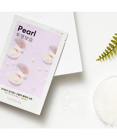 MISSHA Airy Fit Sheet Mask (Pearl) - Hydrating 19ml Face Mask for Radiant Skin | International Shipping Available - Buy Online on GoSupps.com
