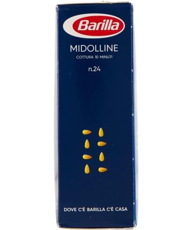  Italian Gourmet E.R. Barilla Midolline No. 24 Pack of 5 packs of 100% Italian pasta 500g + Italian gourmet polpa 400g - Buy Online on GoSupps.com