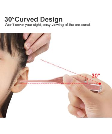 3-in-1 LED Earwax Removal Kit | Earpick, Ear Spoon, Ear Cleaner Set with Carry Box | Ear Care Tool for Earwax Nasal Removal - Buy Online on GoSupps.com