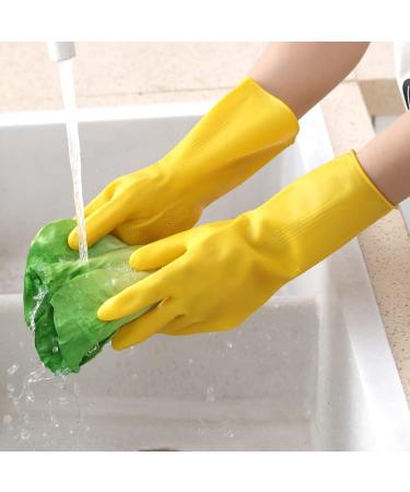 2 Pairs of Protective Gloves Thickened Latex wear-Resistant Durable Cleaning dishwashing and Laundry (Size : Small) - Buy Online on GoSupps.com