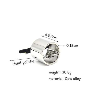 Set of 4 Fashion Punk Gothic Alloy Ponytail Cuffs - Elastic Hair Ties for Women & Girls - Stylish Hair Bands & Ropes - Buy Online on GoSupps.com