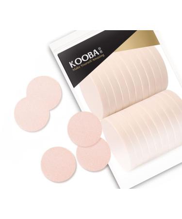 KOOBA 20 pcs Makeup Powder Round Sponges Latex Free Disposable Beauty Blender Foam Cosmetic Applicator Facial Puffs for Flawless Foundation  Sensitive and All Skin Types