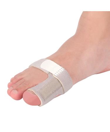 Bale toe for large toe breathable adjustable Hallux valgus corrector portable toe support bunion rail support for men and women (gray)