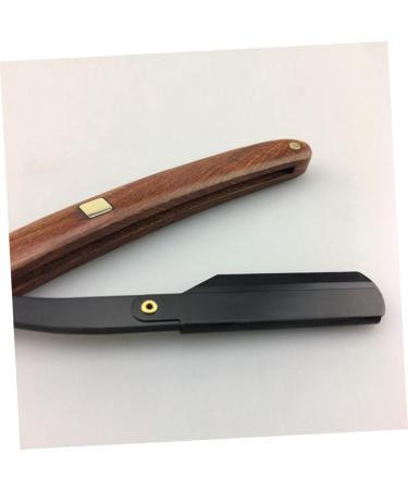 Fomiyes 4-Piece Wet Razor Khimar Hijab Set | Shave Rapid Grip Hairdresser Knife | Safe Metal & Wooden Handle Razors for Men - Buy Online on GoSupps.com