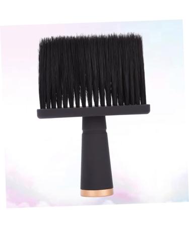 Minkissy Salon Neck Cleaning Tool & Facial Brush | Eber Salon Razor Brush | Premium Neckbrush & Mineral Powder Brush - 14x10x10cm Black - Buy Online on GoSupps.com