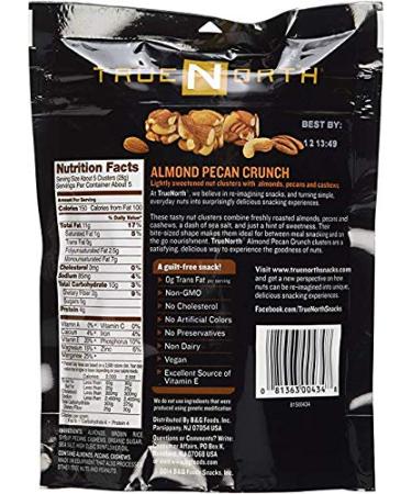 True North Almond Pecan Crunch Nut Clusters 5 oz - 2 Pack | Delicious Snack Mix - Buy Online on GoSupps.com