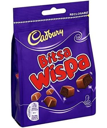 Cadbury Bitsa Wispa Chocolate 10 x 110g Bags (Bulk Buy) - Buy Online on GoSupps.com