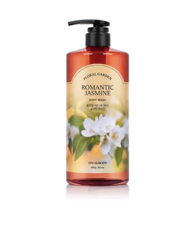 Floral Garden Romantic Jasmine Body Wash 33.5 oz With Pump Dispenser