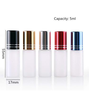 Gofeibao Blue Roll-On Glass Bottles for Essential Oils - Ink Roller Bottles for Aromatherapy - Durable & Stylish Essential Oil Containers - Buy Online on GoSupps.com
